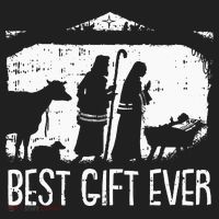 Best Ever Christmas Cool Jesus Nativity Scene Christian Golf Towel thumb 3