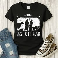 Best Ever Christmas Cool Jesus Nativity Scene Christian Women's T-Shirt thumb 3