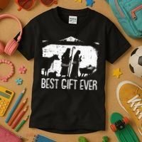 Best Ever Christmas Cool Jesus Nativity Scene Christian Kids T-Shirt thumb 3