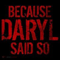 Because Daryl Said So Quote Ornament thumb 1