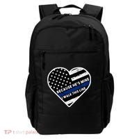 Because He's Mine I Walk This Line Back The Blue Backpack thumb 0