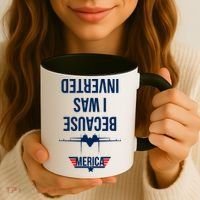 Because I Was Inverted Jet Fighter Coffee Mug thumb 3