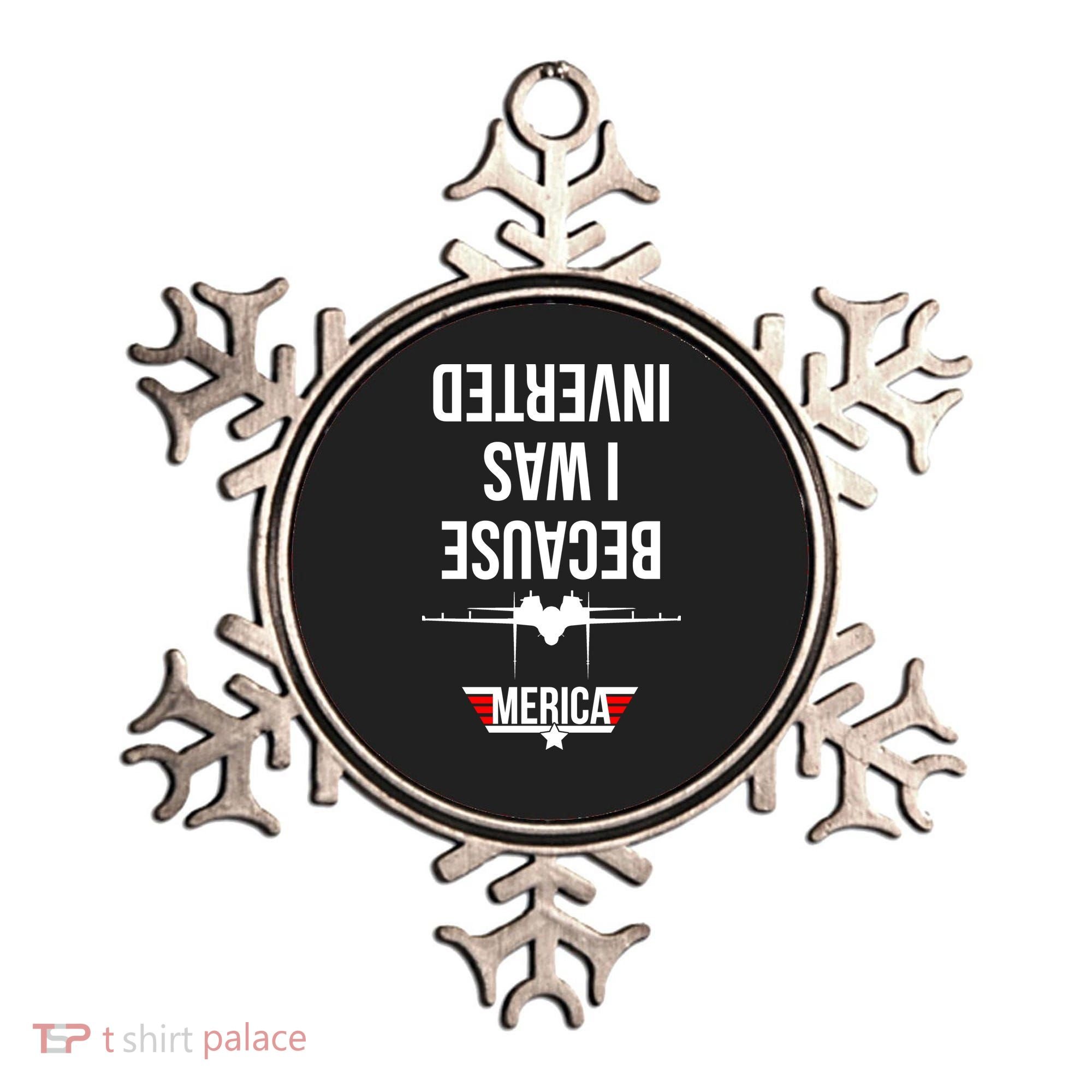Because I Was Inverted Jet Fighter Ornament