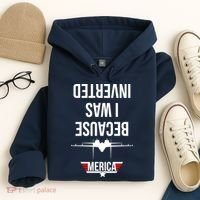 Because I Was Inverted Jet Fighter Hoodie thumb 4