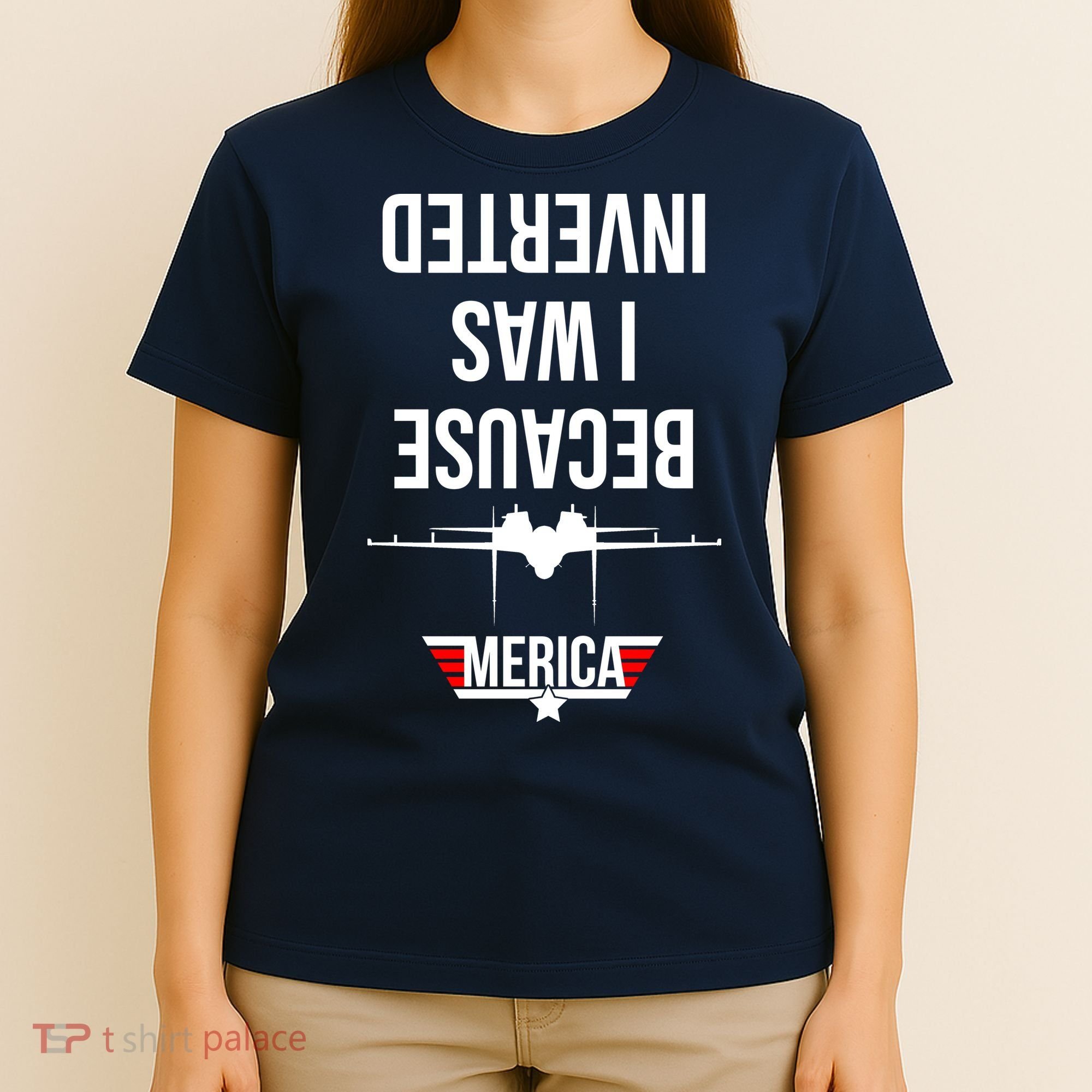 Because I Was Inverted Jet Fighter T-Shirt