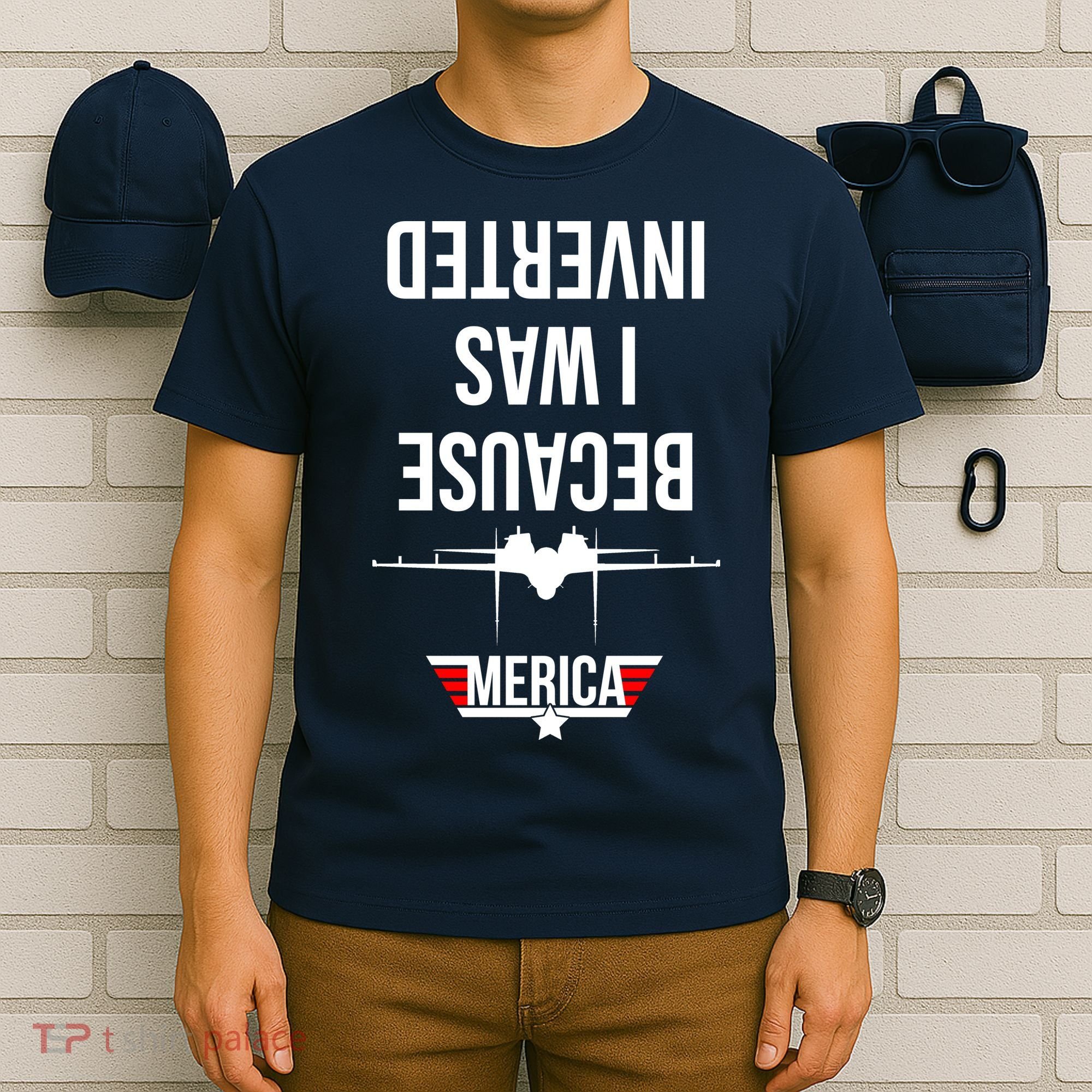 Because I Was Inverted Jet Fighter T-Shirt
