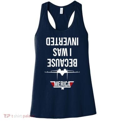 Because I Was Inverted Jet Fighter Women's Tank Top