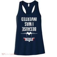 Because I Was Inverted Jet Fighter Women's Tank Top thumb 0