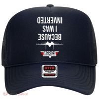 Because I Was Inverted Jet Fighter Hat thumb 0