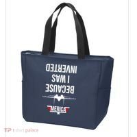 Because I Was Inverted Jet Fighter Tote Bag thumb 3