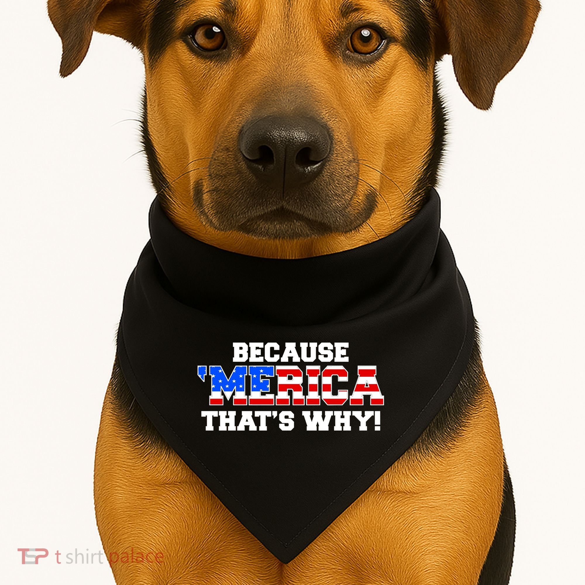 Because Merica Thats Why USA-Made Doggie Bandana