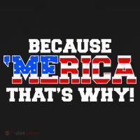 Because Merica Thats Why T-Shirt thumb 7