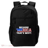 Because Merica Thats Why Backpack thumb 0