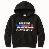 Because Merica Thats Why Kids Hoodie thumb 0