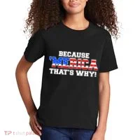 Because Merica Thats Why Kids T-Shirt thumb 2