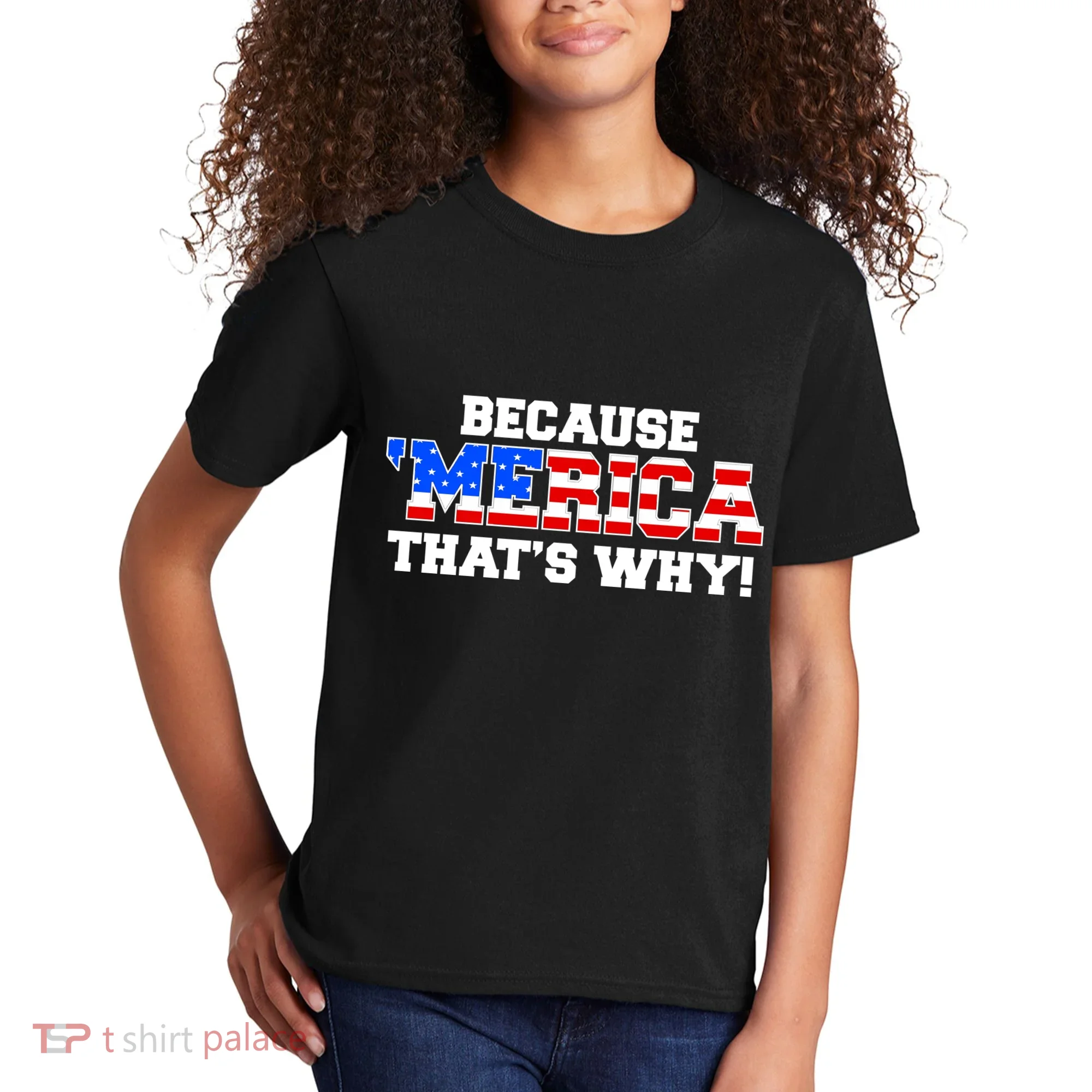 Because Merica Thats Why Kids T-Shirt