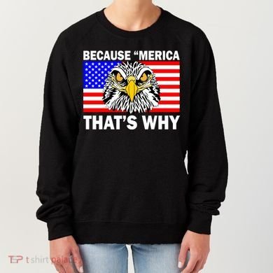 Because 'Merica That's Why! Eagle Women's Sweatshirt
