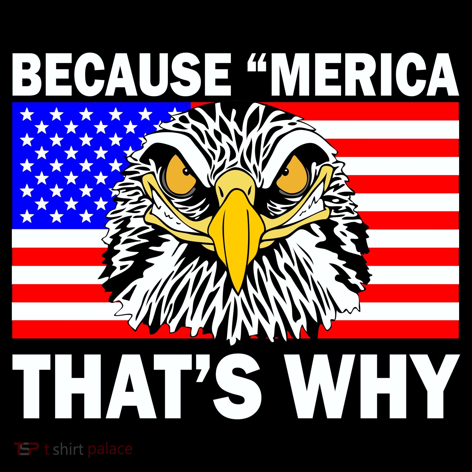 Because 'Merica That's Why! Eagle USA-Made Doggie Bandana