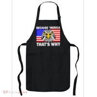 Because 'Merica That's Why! Eagle Apron thumb 0