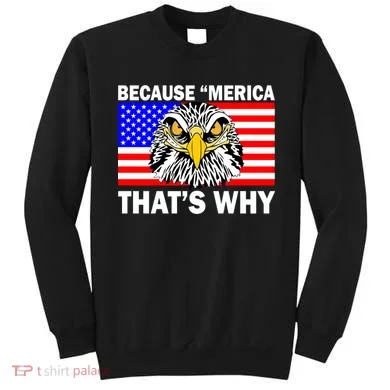 Because 'Merica That's Why! Eagle Sweatshirt