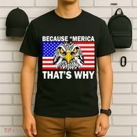 Because 'Merica That's Why! Eagle T-Shirt thumb 6