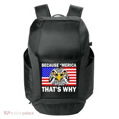 Because 'Merica That's Why! Eagle Sport-Tek Club Rec Backpack
