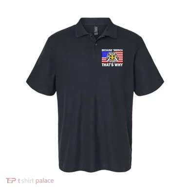 Because 'Merica That's Why! Eagle Polo