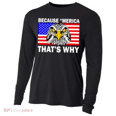 Because 'Merica That's Why! Eagle Cooling Performance Long Sleeve Crew