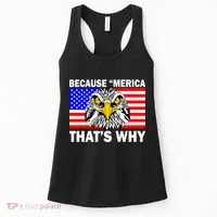 Because 'Merica That's Why! Eagle Women's Tank Top thumb 0