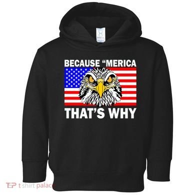 Because 'Merica That's Why! Eagle Toddler Hoodie