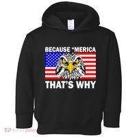 Because 'Merica That's Why! Eagle Toddler Hoodie thumb 0