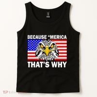 Because 'Merica That's Why! Eagle Tank Top thumb 2