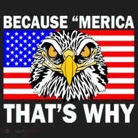 Because 'Merica That's Why! Eagle Golf Towel thumb 3