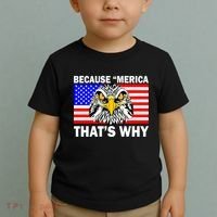 Because 'Merica That's Why! Eagle Toddler T-Shirt thumb 2