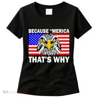 Because 'Merica That's Why! Eagle Women's T-Shirt thumb 0