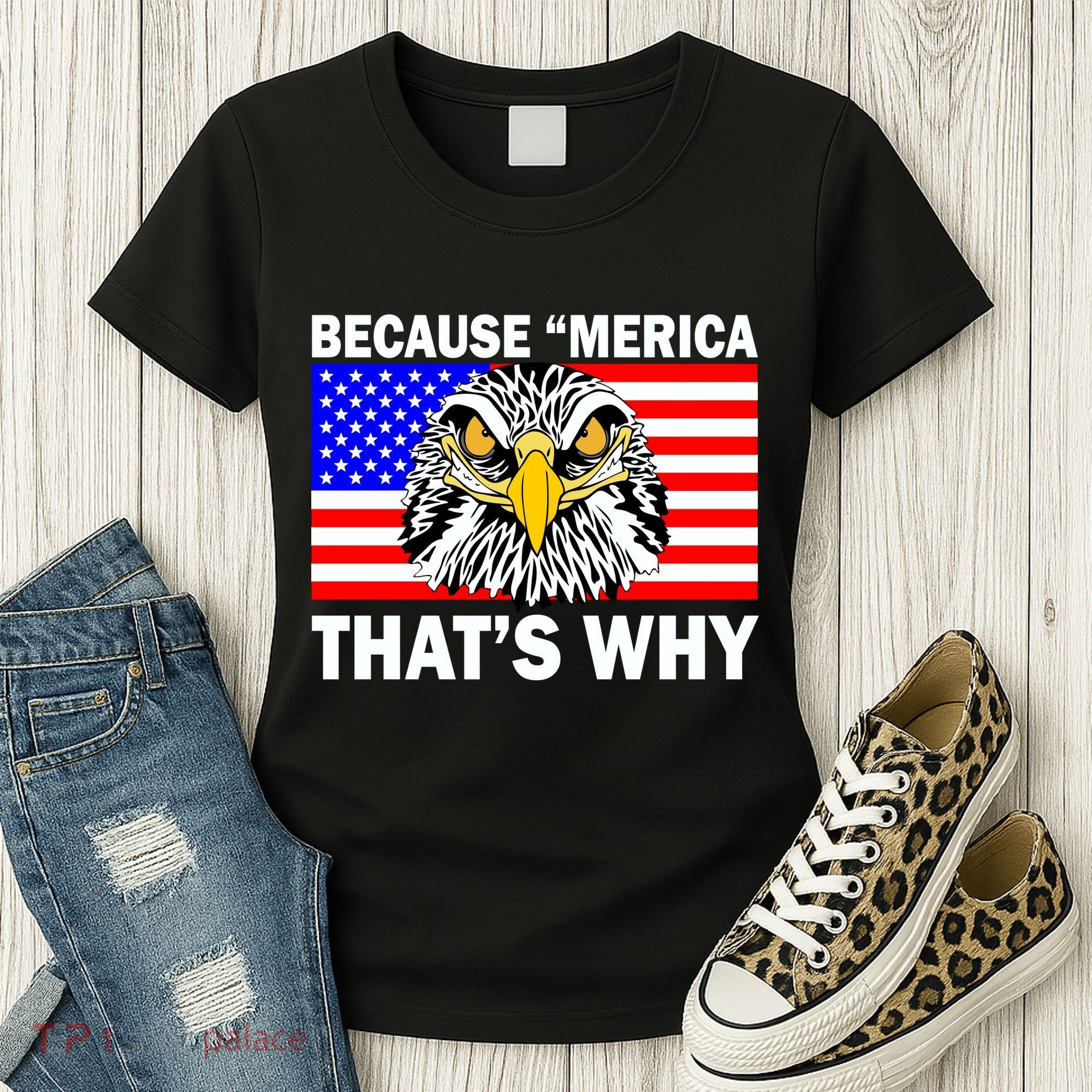 Because 'Merica That's Why! Eagle Women's T-Shirt