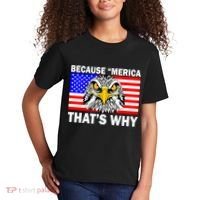 Because 'Merica That's Why! Eagle Kids T-Shirt thumb 2
