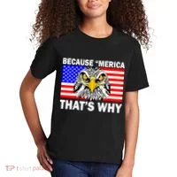 Because 'Merica That's Why! Eagle Kids T-Shirt thumb 2