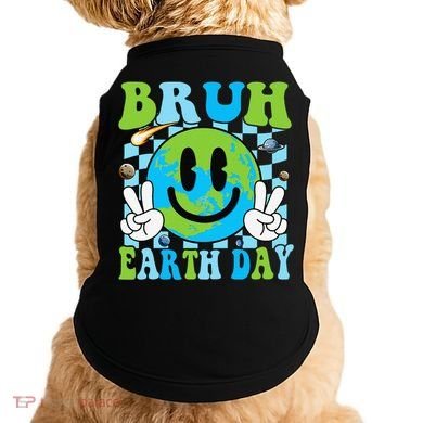 Bruh Earth Day Dabbing Earth Environmental Earth Day Doggie Tank