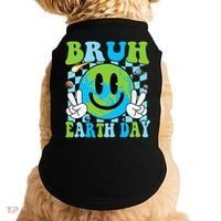 Bruh Earth Day Dabbing Earth Environmental Earth Day Doggie Tank thumb 0