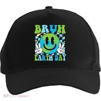 Bruh Earth Day Dabbing Earth Environmental Earth Day Five-Panel Snapback Cap thumb 0
