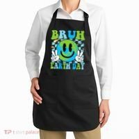 Bruh Earth Day Dabbing Earth Environmental Earth Day Apron thumb 2