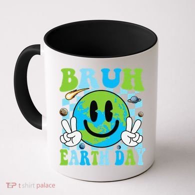 Bruh Earth Day Dabbing Earth Environmental Earth Day Coffee Mug