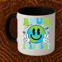 Bruh Earth Day Dabbing Earth Environmental Earth Day Coffee Mug thumb 2