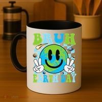 Bruh Earth Day Dabbing Earth Environmental Earth Day Coffee Mug thumb 4