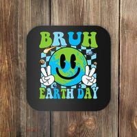 Bruh Earth Day Dabbing Earth Environmental Earth Day Coaster thumb 0