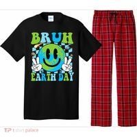Bruh Earth Day Dabbing Earth Environmental Earth Day Pajama Set thumb 0