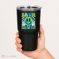 Bruh Earth Day Dabbing Earth Environmental Earth Day Tumbler thumb 2