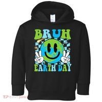 Bruh Earth Day Dabbing Earth Environmental Earth Day Toddler Hoodie thumb 0