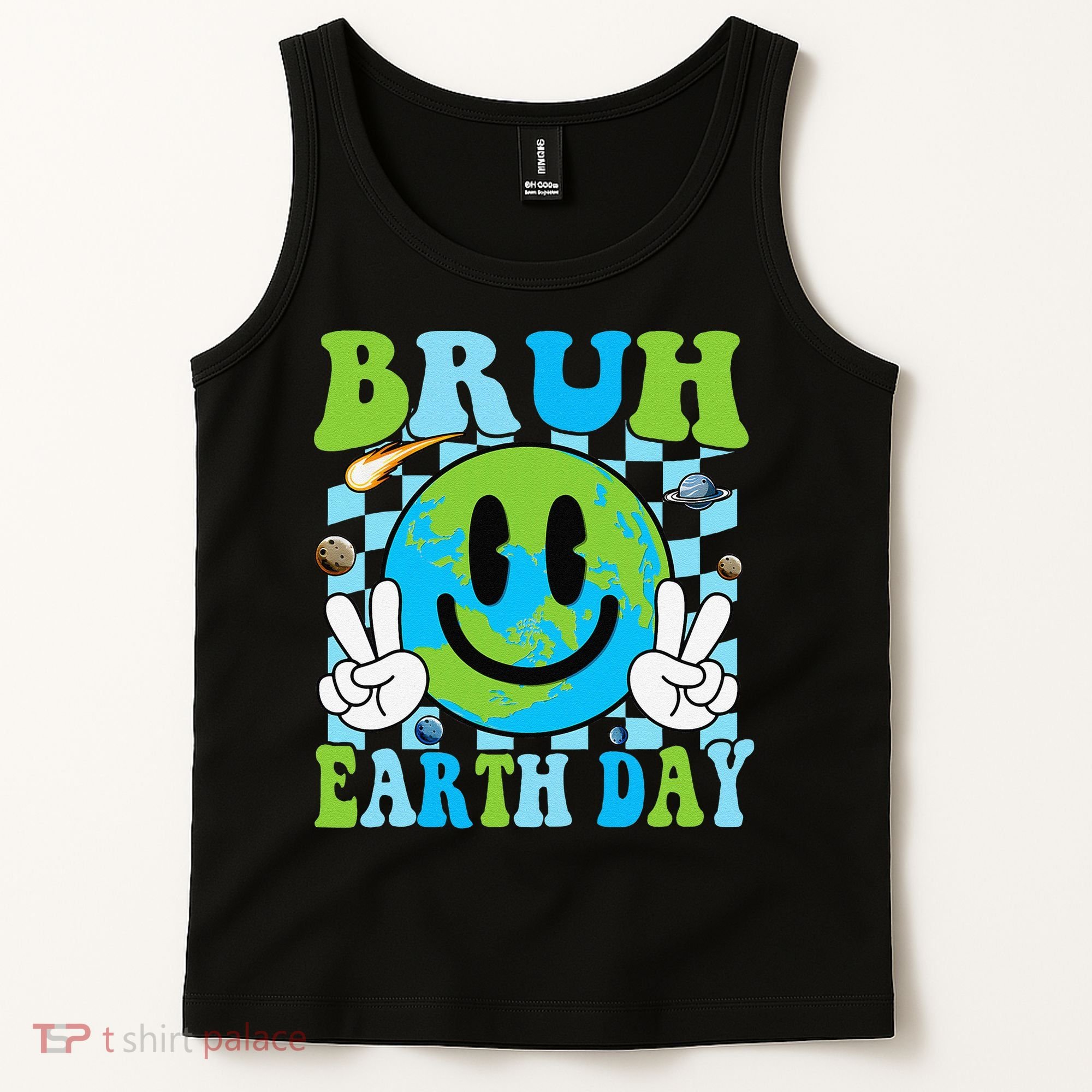 Bruh Earth Day Dabbing Earth Environmental Earth Day Tank Top